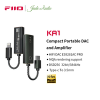 FiiO/JadeAudio-Dongle KA1 Type C vers 3.5mm, ES9281AC Pro MQA ,USB DAC DSD256, adaptateur de câble HIFI pour Android IOS MAC Win10