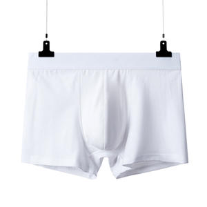 <span class=keywords><strong>XXL</strong></span> <span class=keywords><strong>Boxer</strong></span> da <span class=keywords><strong>uomo</strong></span> in cotone bianco di mezza vita antibatterico biancheria intima lavorata a maglia per pantaloncini No-Brand giovani autunno e inverno - Product Image 6
