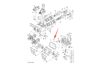 Pièces d'origine Hitachi 4342840 Joint torique de pompe hydraulique Hitachi EX210H-5 ZX200 ZX200-3 ZX200-5A ZX200-5N ZX220-6A Pompe d'excavatrice