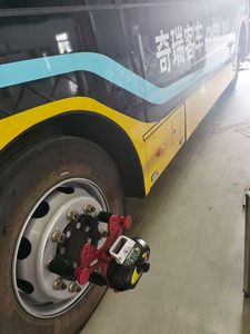 Kamyonlar ve otobüsler için BAUER hassas ve verimli sabit tekerlek hizalama makinesi çok akslı teknoloji inceleme ekipmanı - Product Image 3