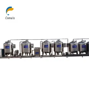 Industrial Milk Pasteurizer Flavored Milk Production Line Milk Cooling Tank