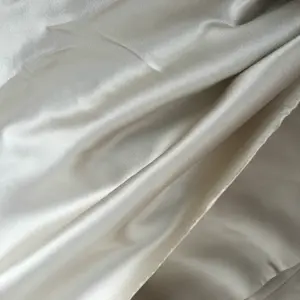 silver color 100%Silk satin charmeuse19mm width 114cm 54inch Plain Dyed for ladies garments pants sleepwear wedding dress