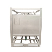 Réservoir de stockage de carburant en acier inoxydable de 1000 litres, réservoir à huile, réservoir à essence, réservoir à diesel