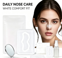 Patchs nasaux microcristallins dissolvables en gros pour points noirs, patchs nasaux peel-off doux pour une peau du nez lisse