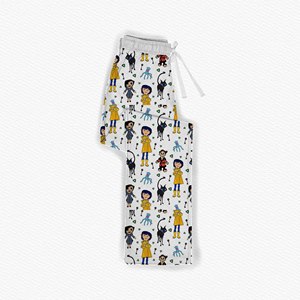 Pantalones de Hombre, Pantalones de Bambú de Pierna Recta, Ultra Suaves y Elásticos, con Estampado de Dibujos Animados, Ropa de Estar por Casa - Product Image 5