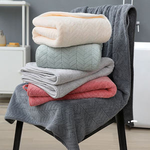 Toallas Faciales Reutilizables al por Mayor, Tejidas, Sólidas, Suaves, de Felpa de Coral, Ecológicas, de Secado Rápido, con Gran Absorbencia de Agua, 35*75cm, Unisex - Product Image 2