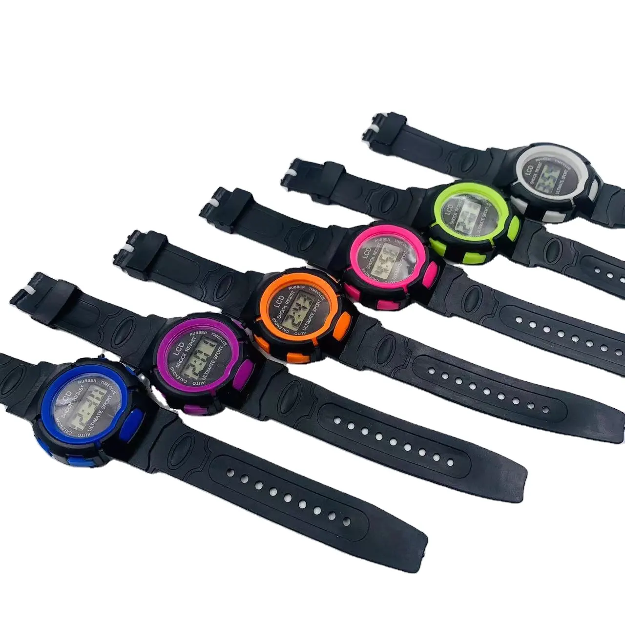 CW-003 children gift sale LCD analog watch cheap low price wrist custom design kids digital watch