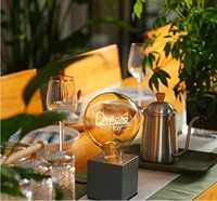 Ampoule à filament décorative Accueil Ampoule LED 4W Lettre personnalisée Ampoule