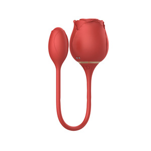 2-in-1 Designed Rose Suck Vibrating <strong>Adult</strong> Masturbation <strong>Toy</strong> for Women - Product Image 2