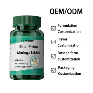 Tablet OEM Premium Bitter Melon Moringa Leaf White Kidney Bean untuk Pengendalian Berat Badan Keseimbangan Gula Darah Formula Alami - Product Image 6