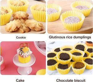 <span class=keywords><strong>Mini</strong></span> màu vàng cupcake lót 6cm nhỏ Muffin wrapper bền sô cô la khay dùng một lần Cookie chủ cấp thực phẩm Biscuit trường hợp - Product Image 3
