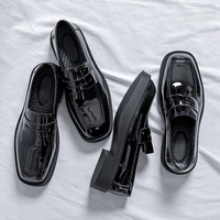 Chaussures à plateforme pour hommes et jeunes, style décontracté, en faux daim, tendance, légères, confortables, respirantes, pour un usage quotidien