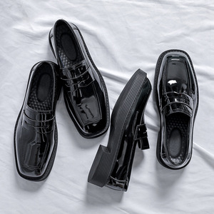 Chaussures de mode pour hommes et jeunes, en cuir, décontractées, tendance, légères, confortables, respirantes, style pour tous les jours - Product Image 5