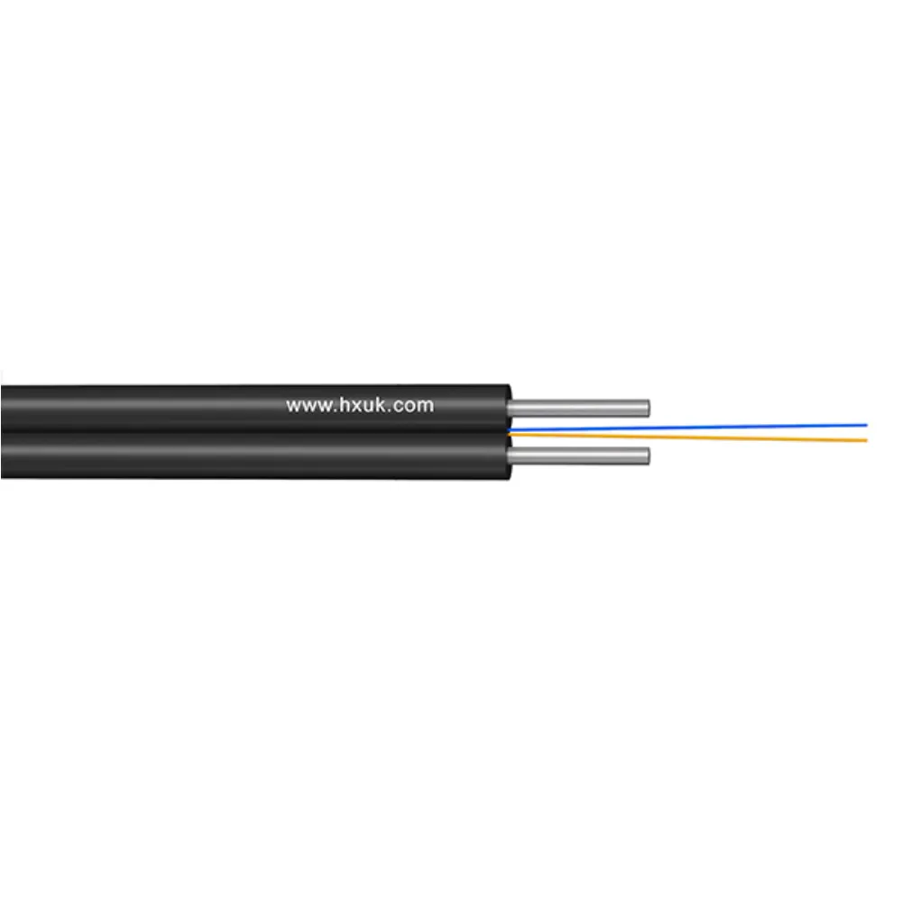 Волоконно-оптический кабель Fibra Optica Ftth, однорежимный наружный оптоволоконный кабель, цена 1, 2, 4, 6, 8 ядер