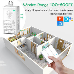 Interruptor <span class=keywords><strong>de</strong></span> relé inalámbrico inteligente Tuya Wifi resistente al agua IP66 funciona con Alexa y Google Home 3 vías 10A corriente máxima - Product Image 5