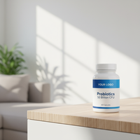 Probiotiques haute puissance 50 milliards d'UFC 60 gélules Complément alimentaire pour adultes Améliore l'immunité Formule en flacon