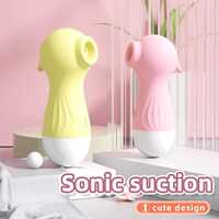 Seahorse Saug-Massagegerät Vibrator Klitoris G-Punkt Stimulator Kabellos USB-Aufladung Sexspielzeug für Frauen