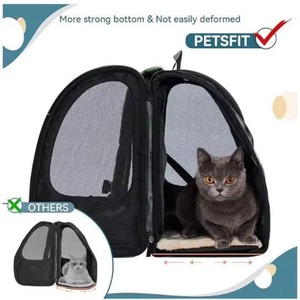 Échantillon Gratuit Sac à Dos de Transport pour Chat et Chien Respirant et Extensible Personnalisé en Gros avec Prix Compétitif - Product Image 3