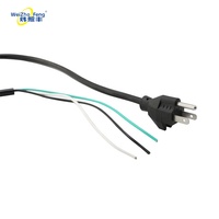 Câble d'alimentation CA homologué CUL, 3 broches mâle IEC C13, femelle NEMA 5-15P, prise coudée, SJTW 1,8 m, IP24, PVC