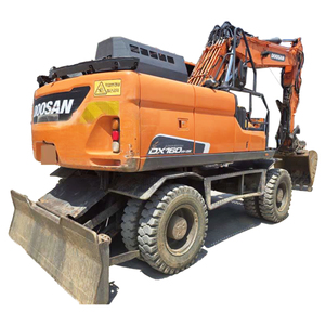 <b>Wheel</b> Excavator 16 ton Korea Original Doosan DX160 Best Price Crawler Excavator Ready to <b>ship</b> Doosan DX60 DX225 DX300 Breaker - Product Image 1