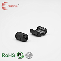 SCRC 70B 7mm Bore Split Ferrite Clamp Core Power Line Choke EMI Filter for Small Equipment Cable