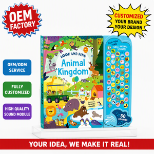 Libri Audio Personalizzati OEM/ODM per Bambini con Logo Personalizzato per <span class=keywords><strong>l</strong></span>'<span class=keywords><strong>Educazione</strong></span> Precoce di Bambini e Ragazzi - Product Image 1