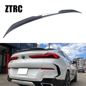 For G06/X6M DA Style Real Carbon Fiber Material <b>Rear</b> <b>Spoiler</b> Trunk Wing 2014-2019 - Product Image 1