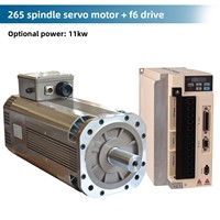 Kit de servomoteur à broche 178 198 265 avec driver ECF6, servomoteur AC à couple élevé de 1,5 à 7,5 kW pour centre d'usinage CNC
