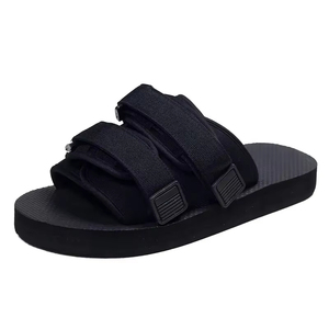 Chaussures en toile style couple, sandales décontractées de plage, pantoufles chaudes d'hiver, claquettes tendance pour femmes - Product Image 2