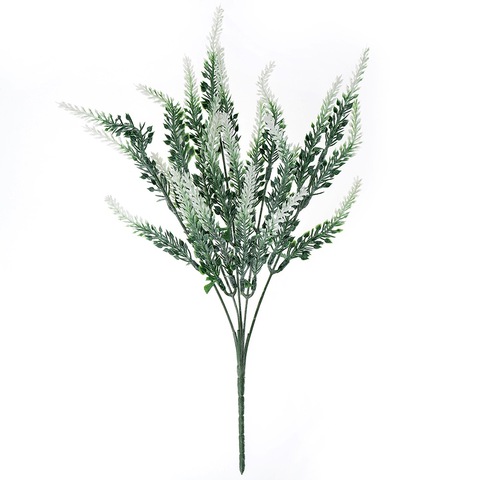 Plastic Simulated Flower Lavender Bouquet Floral Art DIY Handicraft Wedding Ornaments Home Decoration Pastoral Style
