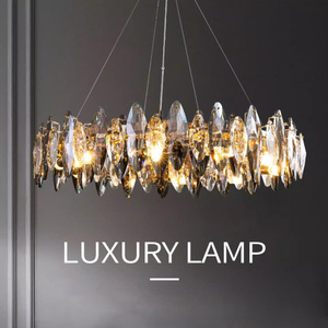Lustre élégant en cristal <span class=keywords><strong>noir</strong></span>, suspension dorée de luxe, <span class=keywords><strong>lampe</strong></span> de plafond décorative pour salon, chambre, villa, hall, table à manger - Product Image 2