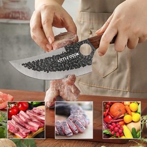 <span class=keywords><strong>Coltello</strong></span> da Chef vichingo fatto a mano <span class=keywords><strong>Coltello</strong></span> da macellaio da 6 pollici forgiato in acciaio al carbonio in acciaio inox da cucina da macello da campeggio per la <span class=keywords><strong>carne</strong></span> - Product Image 3