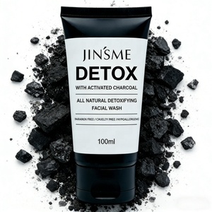 Nettoyant visage pour homme au charbon de bois activé en marque propre, nettoyant visage doux, adapté au nettoyage quotidien - Product Image 2