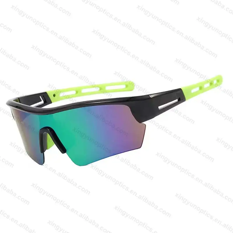 Óculos de sol unissex, óculos esportivos de plástico para andar de bicicleta ao ar livre