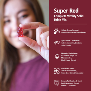 Gomitas Súper Rojas con Astaxantina, Zeaxantina, Resveratrol y Pterostilbeno - Product Image 3