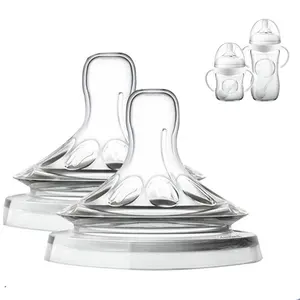 Factory Customized Making Transparent Liquid Silicone Baby Pacifier Nipple Breast Like Dummy Non-Toxic Soft Silicone Nipples