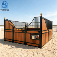 Équipement d'écurie pour chevaux directement de l'usine, structure en acier sur mesure, installations pour ranchs équestres, box pour chevaux, solutions de boxes personnalisées