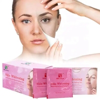 Grosir Label pribadi teh pemutih kulit Winstown pemutih dan titik memudar kantong teh meremajakan teh kecantikan Detox