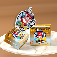 Sacs en Mylar en forme de fleur personnalisés, étanches, refermables avec fermeture éclair, impression numérique pour emballage alimentaire multi-usages