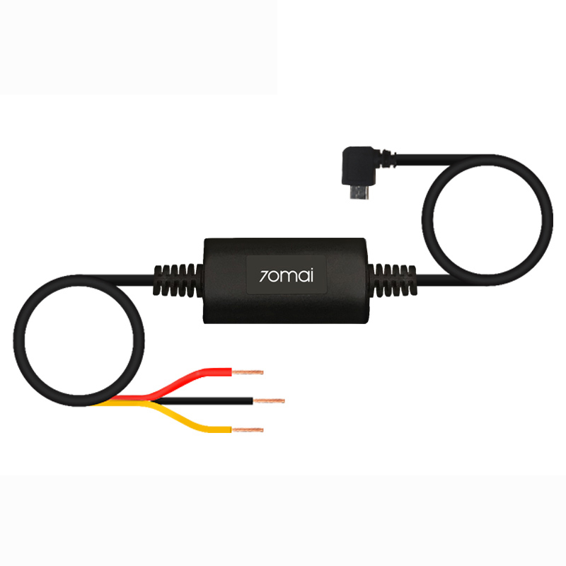 70mai наблюдение в режиме парковки кабель для 70mai 4K A800S A500S D06 D07 D08 M300 комплект жестких дисков для автомобиля DVR 24 часа в сутки для парковочной системы HW комплект