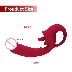 Vibrador de Clítoris con <span class=keywords><strong>6</strong></span> Colores, Recargable por USB, 10 Modos de Vibración, Estimulación del Punto G, Simulación de Lengua, para Mujeres Adultas - Product Image 5