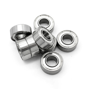 Rodamiento de Bolas de Ranura Profunda en Miniatura HTMW R188, 6.35x12.7x3.18mm, Acero Cromado P0, Sin Sellado, Medidas en Pulgadas - Product Image 1