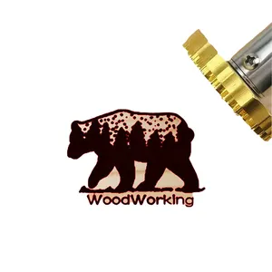 Benutzer definiertes Logo Elektrisches Holz Branding Eisen Langlebiges Leder Branding Eisen Stempel 200W Holz Eisen Hochzeits geschenk Hand gefertigtes Design