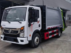 Vehículo compactador de residuos hidráulico de 6 metros cúbicos, camión de basura compactador de carga trasera de 5, 8, 10, 15, 20 metros cúbicos - Product Image 3