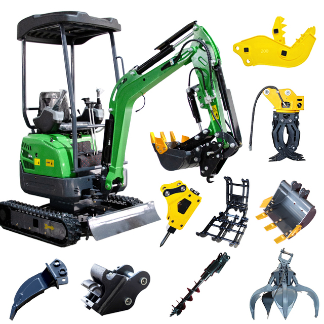 1.5Ton Mini Excavator Free Shipping Hydraulic diesel Crawler Excavator Cost Price