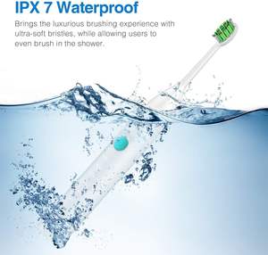 Nouvelle brosse à dents électrique intelligente à poils doux, étanche, avec boîte de voyage de type C incluse pour adultes, usage domestique, couples - Product Image 4