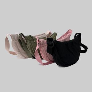 Tas pinggang nilon wanita, kantung pinggang tahan air desain macan tutul kotak-kotak - Product Image 2