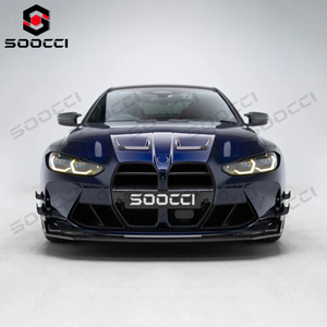 Grille de <span class=keywords><strong>Calandre</strong></span> V en Fibre de Carbone Sec pour BMW G80 G81 M3 G82 G83 M4, Cadre de <span class=keywords><strong>Calandre</strong></span> Centrale à Double Haricot pour Pare-Chocs Avant de Voiture - Product Image 6