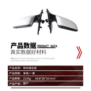 Conjunto de Espejos Laterales para BMW Serie 5 F18 A51167350649 Plateados, Repuestos de Espejos Retrovisores Izquierdo y Derecho - Product Image 1