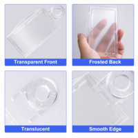 Porte-badge vertical et horizontal transparent léger Bestom, construction robuste en PP, accessoire pour étiquettes nominatives en vrac